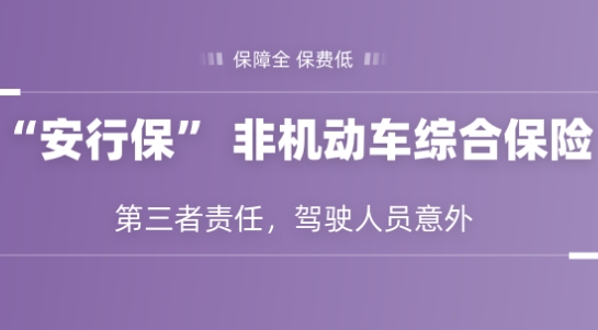 “安行保”非机动车综合保险